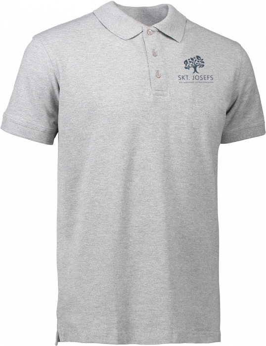 ID - Skt. Josef School Polo Adults - Grey Melange